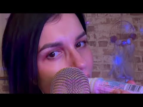 Spit painting you with a sour candy ASMR 