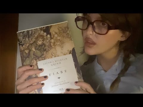 ASMR LO-FI ti racconto una fiaba della buonanotte✨❤️sussurri rilassanti per farti dormire😴