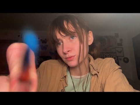 doing your makeup with art supplies | ASMR | ~lofi~