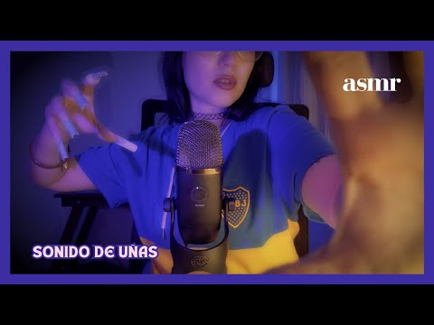 ASMR Movimiento de manos con chit chat (Y sonidos de uñas)