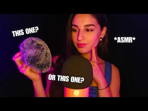 asmr ~ which mic cover gives you more TINGLES?