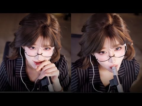 ASMR relax shop I 张爱玲 颜艺展示 芦荟胶 耳边轻语  摩擦音😈😈