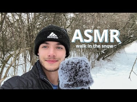 ASMR // ❄️ CRUNCHY Snow Sounds ❄️ (A peaceful, snowy walk in the woods)