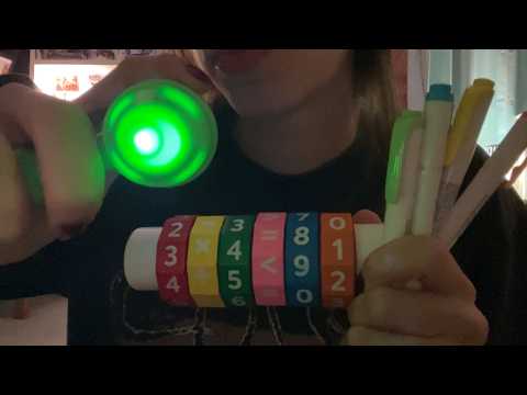 asmr cranial nerve exam but you can close your eyes halfway through