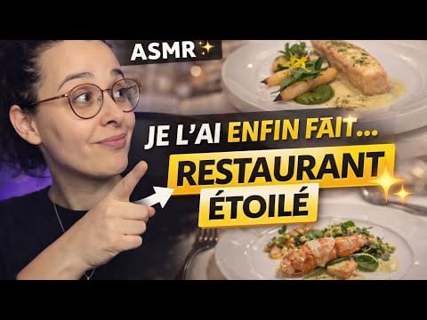 ASMR ✨Je l’ai enfin fait… manger dans un restaurant étoilé 🍽️ STORYTIME