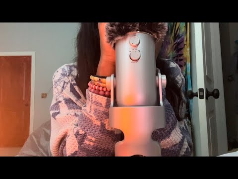 ASMR in 10 languages (cupped whispering+fluffy mic scratching)