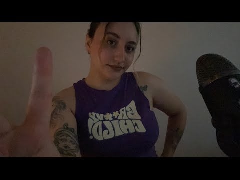 ASMR TOCÓ tu CARITA hasta que te DUERMAS ✋🏻