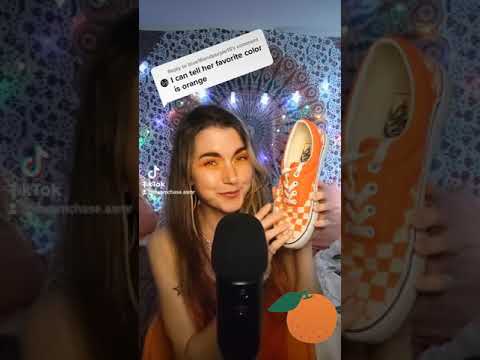 orange asmr from tiktok 🧡🍊