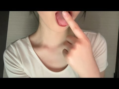 ASMR|Finger saliva painting