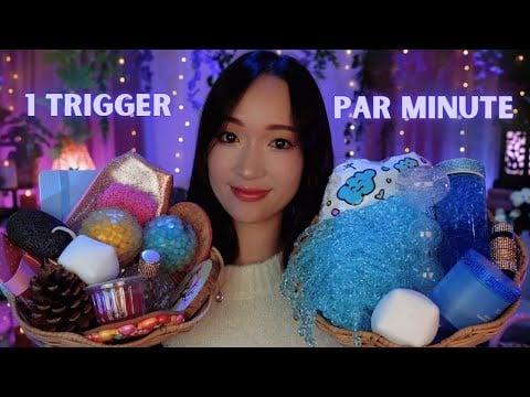 ASMR ⭐ 1 TRIGGER PAR MINUTE (no talking) 💤 32 triggers super relaxants 😍
