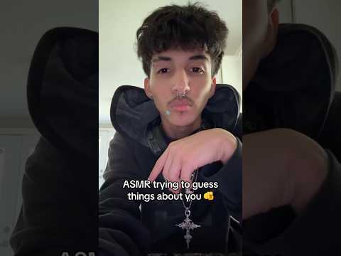 ASMR trying to guess things about you 🫵 #shorts #asmr #triggersforsleep