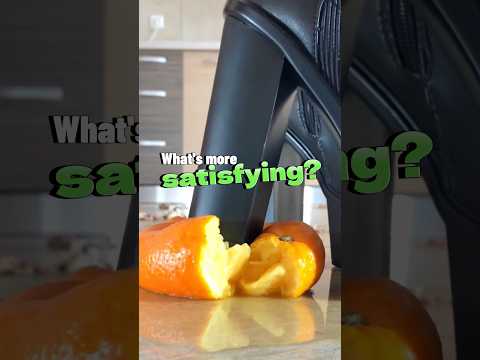 Oddly Satisfying Crushing! High Heel Boots vs. Food! ASMR