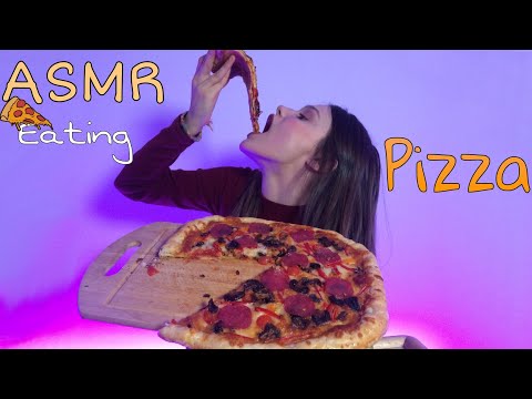 ASMR Mukbang PIZZA Eating sounds 🍕 АСМР Итинг ПИЦЦА Мукбанг