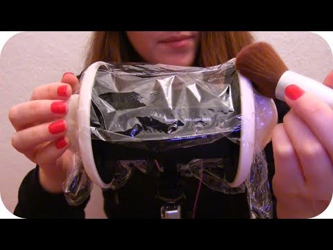 ASMR Touching & Brushing Plastic Wrap On Your Ears *No Talking*