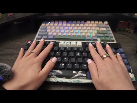 first ASMR video of 2026 | keyboard