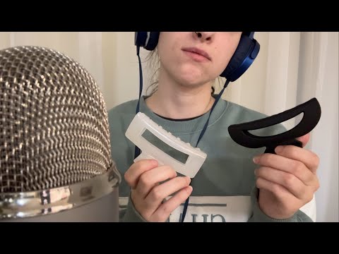 ASMR - Claw Clip Triggers! (Tapping, Scratching & Ciipping The Screen)