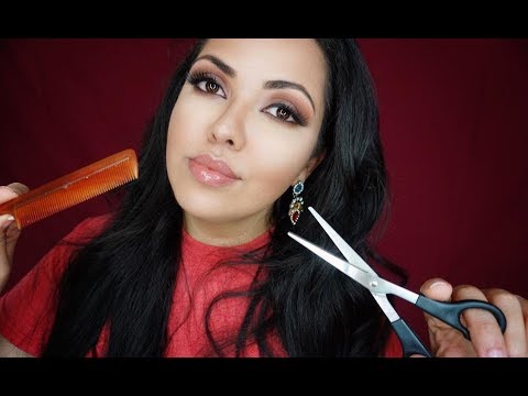 Relaxing Hair Cut and Scalp Massage ASMR