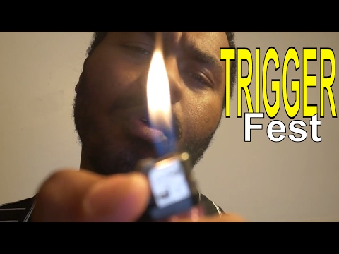 An ASMR Trigger Fest - Lighter Sounds, Tennis Balls, Scissor Sounds and More! (No Talking)