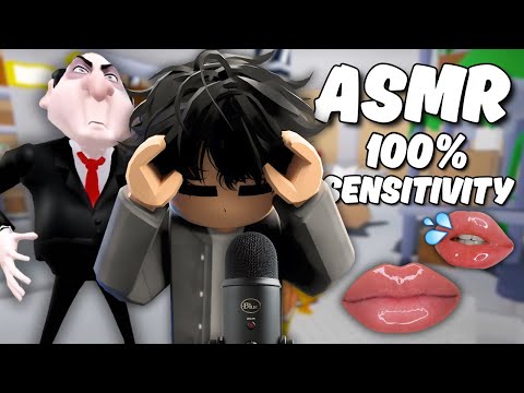 Roblox ASMR ~ Sticky Mouth Sounds at 100% Sensitivity 👄💦