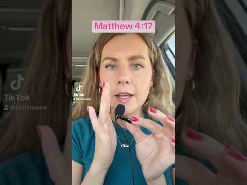 ASMR Scripture Repetition: Matthew 4:17 – Gentle Whisper #asmr #christianasmr #bibleasmr