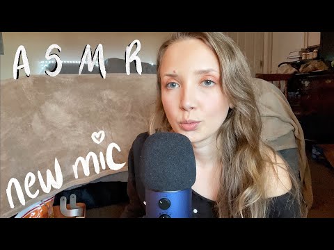 ASMR New Mic Blue Yeti (few triggers for sleep) 💤 💤 💤