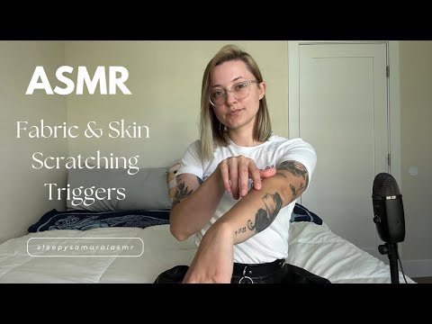 ASMR Skin & Fabric Scratching- Relaxing, Gentle Triggers for Sleep