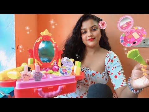 ASMR | Doing Your Makeup & Hair With Kids Toys |💖🎀