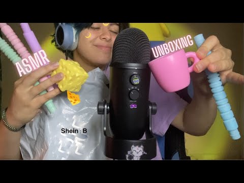 O que comprar na Shein pra fazer asmr? 🧀🐀 [ASMR] Unboxing