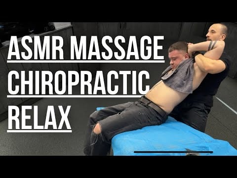 ASMR Back and shoulder massage helps relieve pain forever