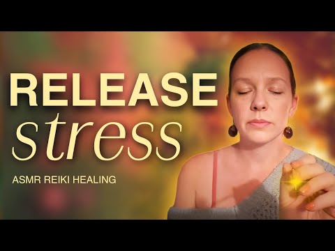 ASMR Reiki Energy Healing for Holiday Anxiety & Stress🎊Decompress & Relax | Fireplace Sounds