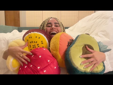 asmr pillow scratching