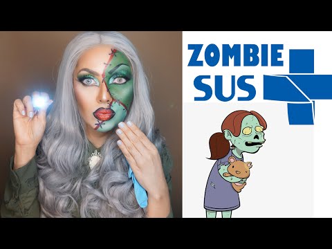 ASMR Postinho do SUS | Você é um Zombie #ASMRSUS #VivaSUS #Zombies