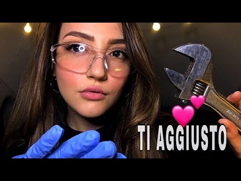 Tu ti rilassi, io ti aggiusto! 🛠️💖 / ASMR ROLEPLAY: Measuring, Gloves, Personal Attention [ITA]
