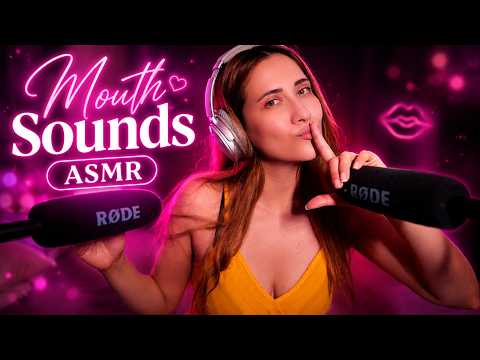 ASMR 💋 MOUTH SOUNDS MUY CERCA del MIC 🎤 Sonidos Intensos para Dormir en 4k