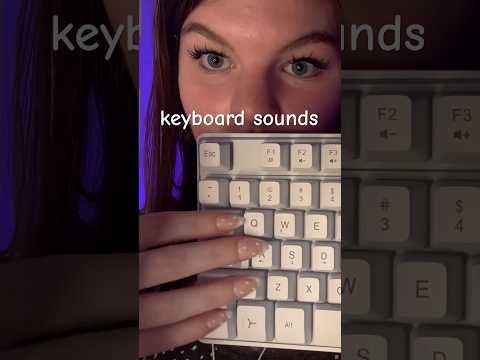 ASMR keyboard sounds 😴 super clicky!