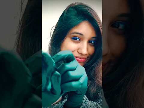 Asmr wearing black gloves #asmr #asmrglovesounds #asmrvideo #shortvideo #asmrshorts