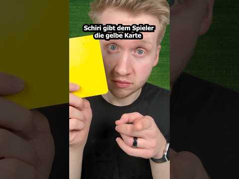 Schiri gibt dem Spieler die gelbe Karte! #asmr