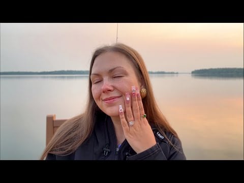 asmr on the lake ​@ sunrise 🌅💧🧡