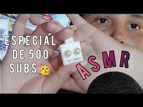 ASMR ROLEPLAY - FURANDO A SUA ORELHA E COLOCANDO BRINCO PELA 1°VEZ NA FARMÁCIA #especial500subs 🥳