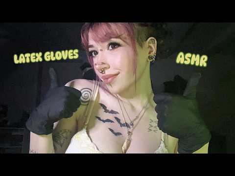 Latex Gloves ASMR | Knit Gloves, Hand Sounds, Mic Rubbing, Whispering
