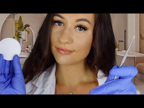 [ASMR] Gentle Dermatologist Roleplay || Examination, Treatment & Face Massage