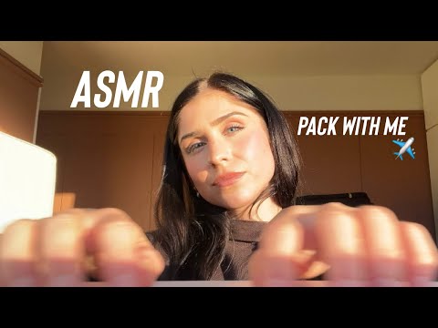 ASMR help me pack my suitcase, for holiday ✈️🏖️🌞 (fast asmr)
