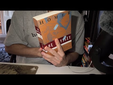 ASMR - Reading The Odyssey - Soft spoken+Whispering 