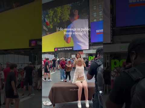 Public Massage. Brave enough?