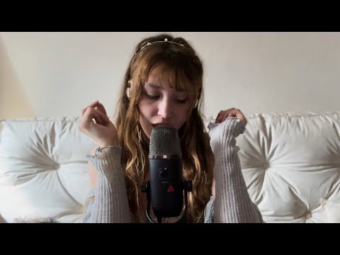 Asmr 🖤🌿 cantando suave frases de canciones con el abecedario 🔤 | voz suave | blue yeti x | arg🇦🇷