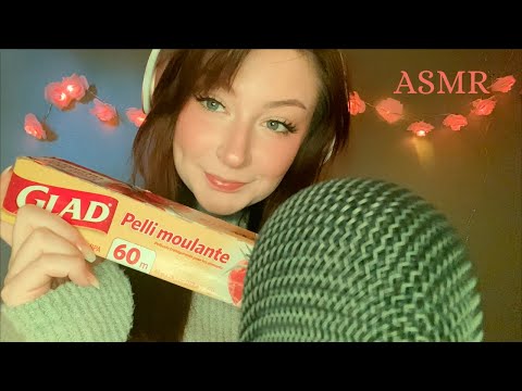 ASMR Triggers For Sleep (plastic wrap on the mic, tapping, brushing, etc!)