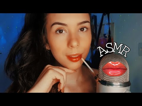 APLICAÇÃO DE GLOSS RELAXANTE (LIPSTICK APPLICATION - ASMR PTBR)