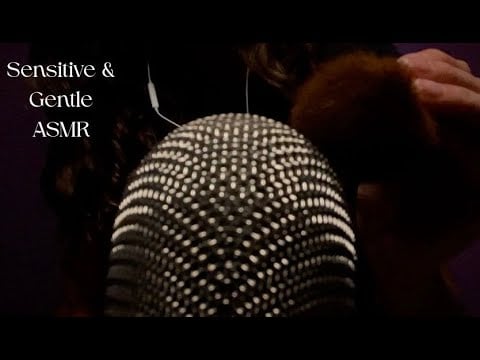 Gentle ASMR at 200% sensitivity? (tapping, mic brushing, plastic spoons, whispering & more)