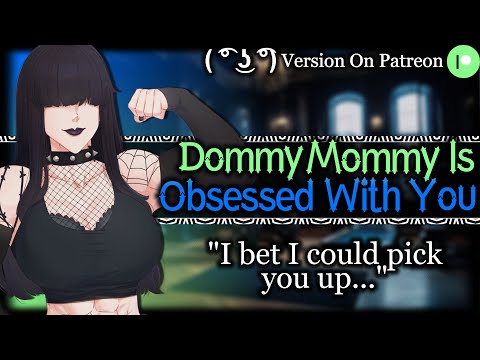 Goth Muscle Mommy Pins You Down For Kisses [Possessive] | Dominant Girlfriend ASMR Roleplay /F4A/