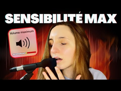 ASMR FR | L’INTENSITÉ de mes micros au MAX 👉 version BRUITS DE BOUCHE 🔥